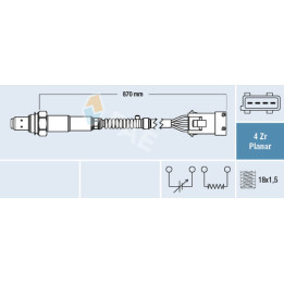 Sonda lambda FAE 77235