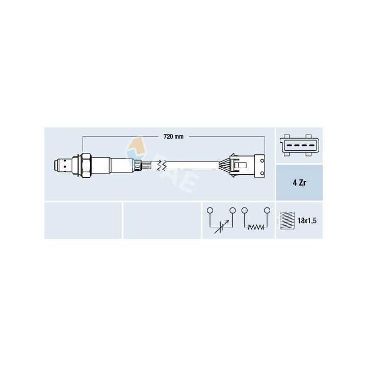 Sonda lambda FAE 77280