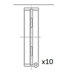 Panewki wału korbowego FAI AutoParts BM1025-STD