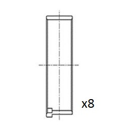 Panewki łożyska korbowodu FAI AutoParts BB2070-020