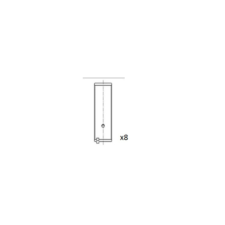 Panewki łożyska korbowodu FAI AutoParts BB2079-025