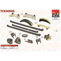 Zestaw łańcucha rozrządu FAI AutoParts TCK245NG