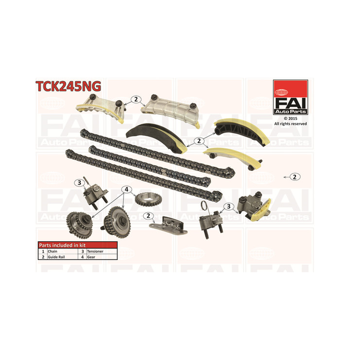 Zestaw łańcucha rozrządu FAI AutoParts TCK245NG