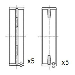 Panewki wału korbowego FAI AutoParts BM1026-STD