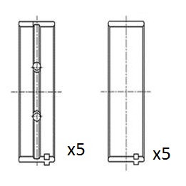 Panewki wału korbowego FAI AutoParts BM1011-050