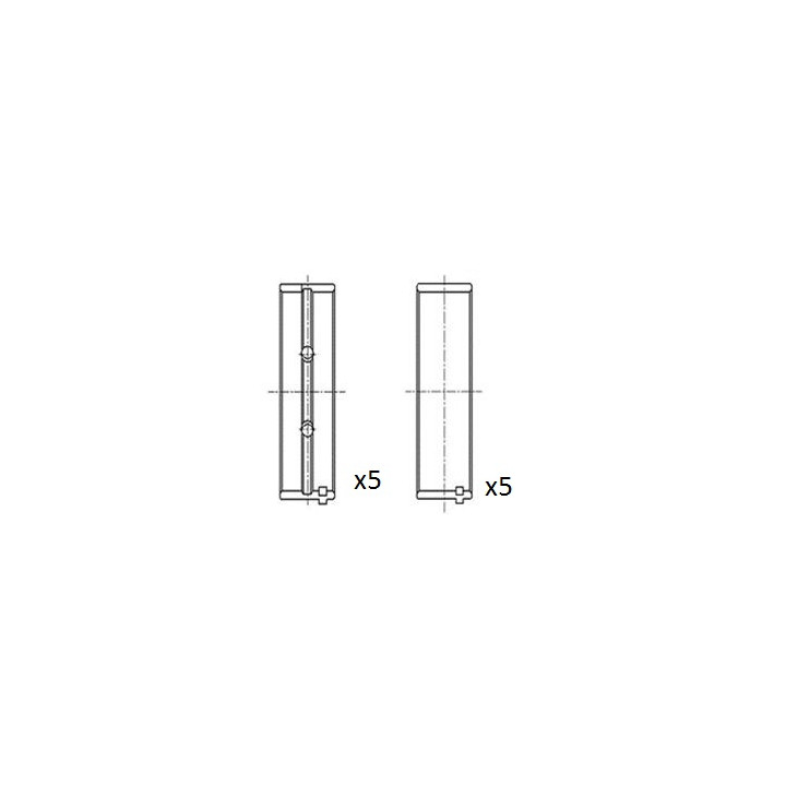 Panewki wału korbowego FAI AutoParts BM1011-050