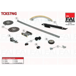Zestaw łańcucha rozrządu FAI AutoParts TCK57NG