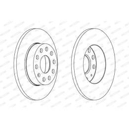 Tarcza hamulcowa FERODO DDF1276C