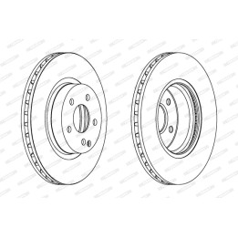 Tarcza hamulcowa FERODO DDF1263C