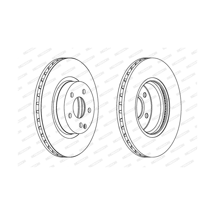Tarcza hamulcowa FERODO DDF1263C