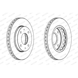 Tarcza hamulcowa FERODO DDF1270