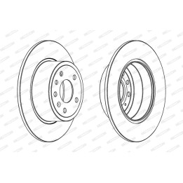 Tarcza hamulcowa FERODO DDF811