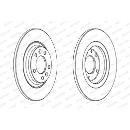 Tarcza hamulcowa FERODO DDF1275