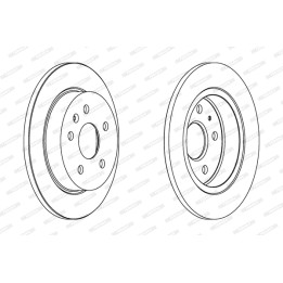 Tarcza hamulcowa FERODO DDF1804C