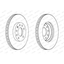 Tarcza hamulcowa FERODO DDF1191C
