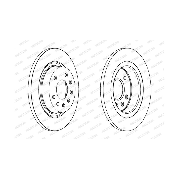 Tarcza hamulcowa FERODO DDF1288C