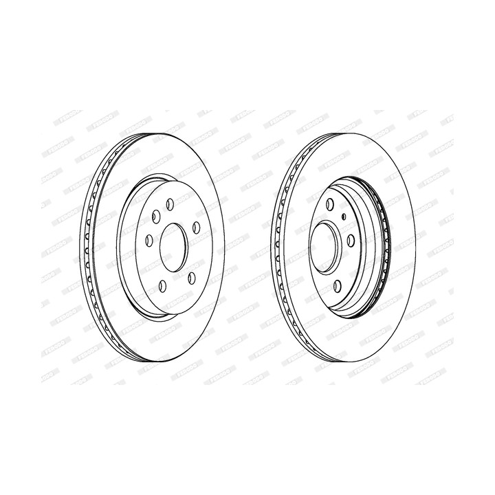 Tarcza hamulcowa FERODO DDF1805C