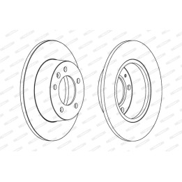 Tarcza hamulcowa FERODO DDF1272C
