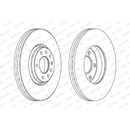 Tarcza hamulcowa FERODO DDF1261C
