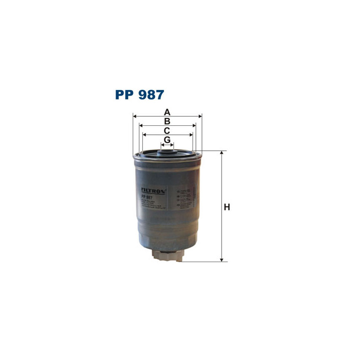 Filtr paliwa FILTRON PP 987