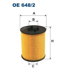 Filtr oleju FILTRON OE 648/2