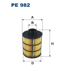 Filtr paliwa FILTRON PE 982