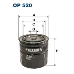 Filtr oleju FILTRON OP 520