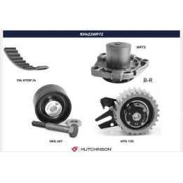 Zestaw rozrządu + pompa wody HUTCHINSON KH 422WP72