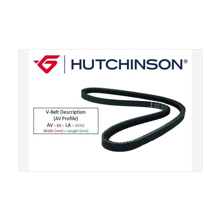 Pasek klinowy HUTCHINSON AV 10 1240 (La 1250)