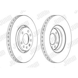 Tarcza hamulcowa JURID 562385JC-1