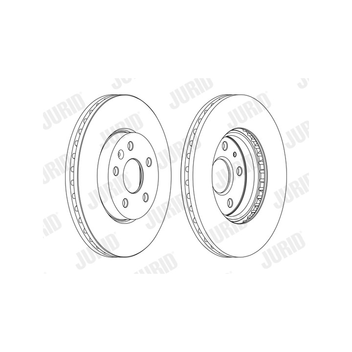 Tarcza hamulcowa JURID 562462JC-1