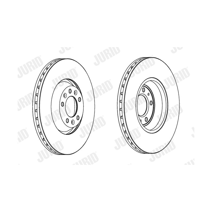 Tarcza hamulcowa JURID 563031JC-1