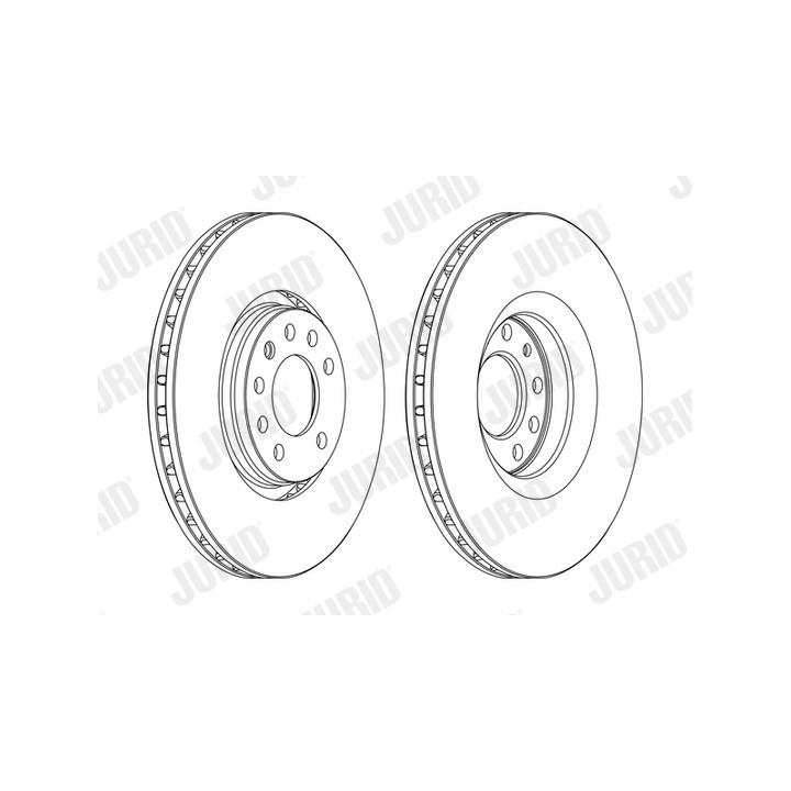 Tarcza hamulcowa JURID 562390JC-1