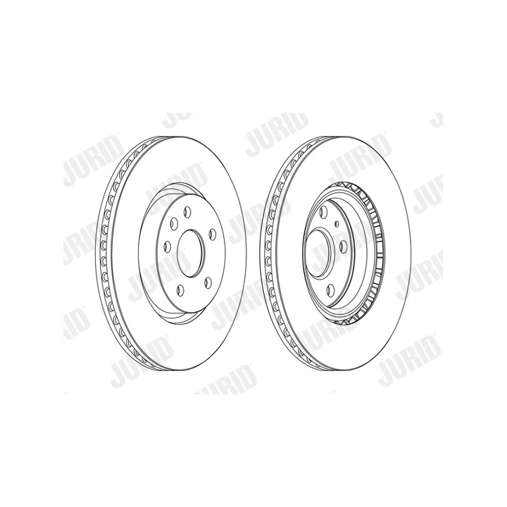 Tarcza hamulcowa JURID 562464JC-1