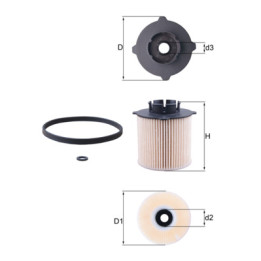 Filtr paliwa KNECHT KX 265D