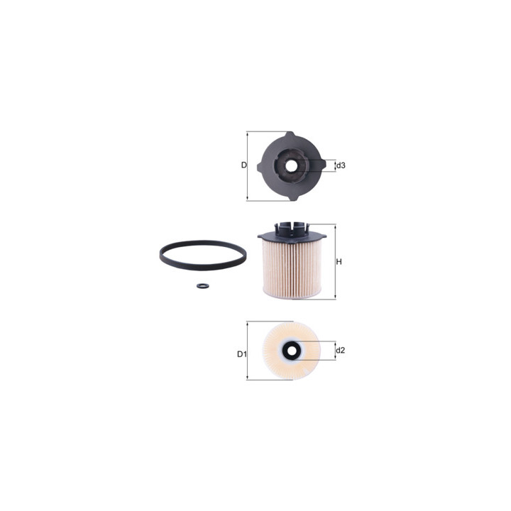 Filtr paliwa KNECHT KX 265D