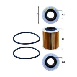Filtr oleju KNECHT OX 386D