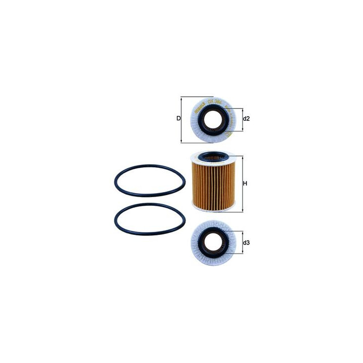 Filtr oleju KNECHT OX 386D