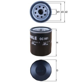 Filtr oleju KNECHT OC 981