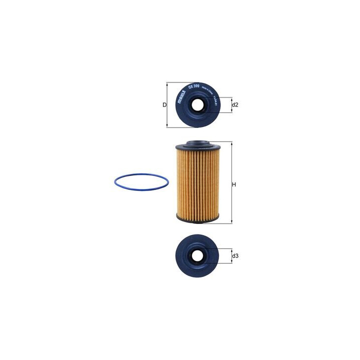 Filtr oleju KNECHT OX 399D