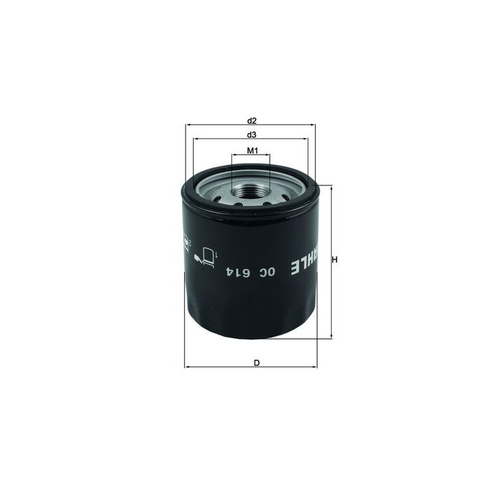 Filtr oleju KNECHT OC 614