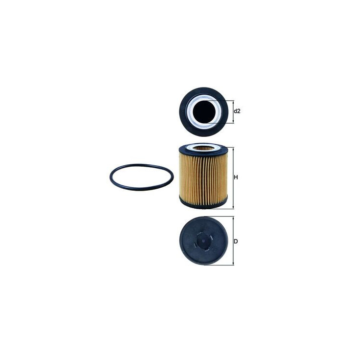 Filtr oleju KNECHT OX 182D