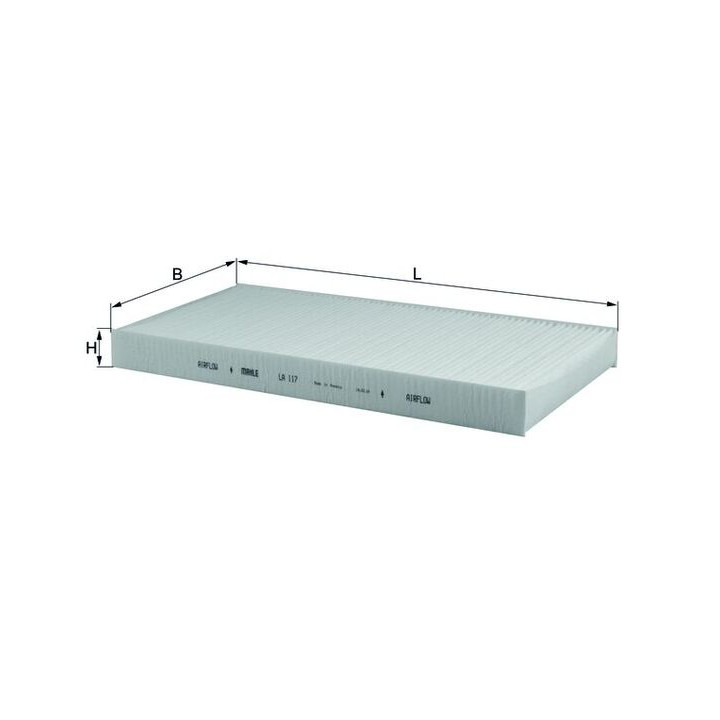 Filtr kabinowy KNECHT LA 117