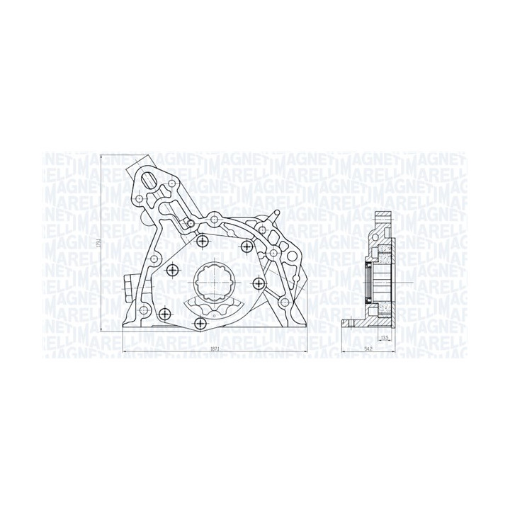 Pompa oleju MAGNETI MARELLI 351516000143