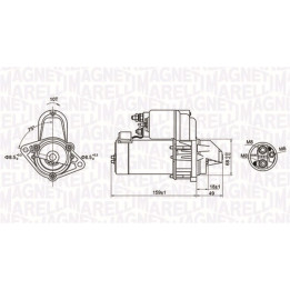 Rozrusznik MAGNETI MARELLI 063721257010