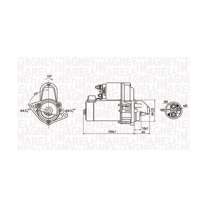 Rozrusznik MAGNETI MARELLI 063721257010