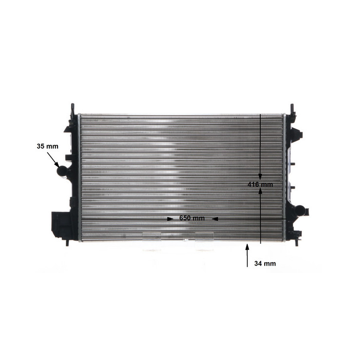 Chłodnica wody silnika MAHLE CR 835 001S
