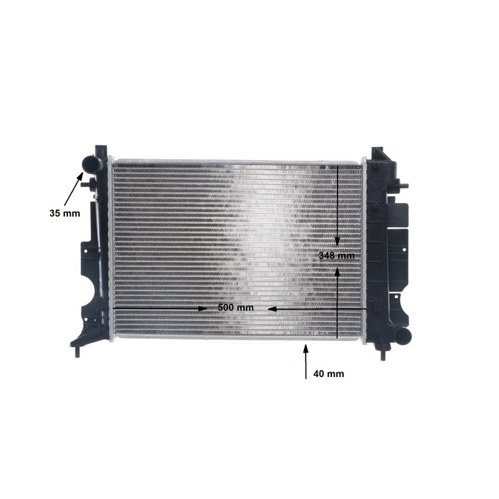 Chłodnica wody silnika MAHLE CR 643 000S