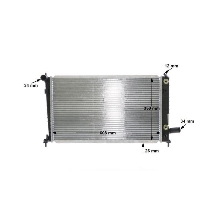 Chłodnica wody silnika MAHLE CR 1511 000S