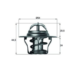 Termostat MAHLE TX 4 87D